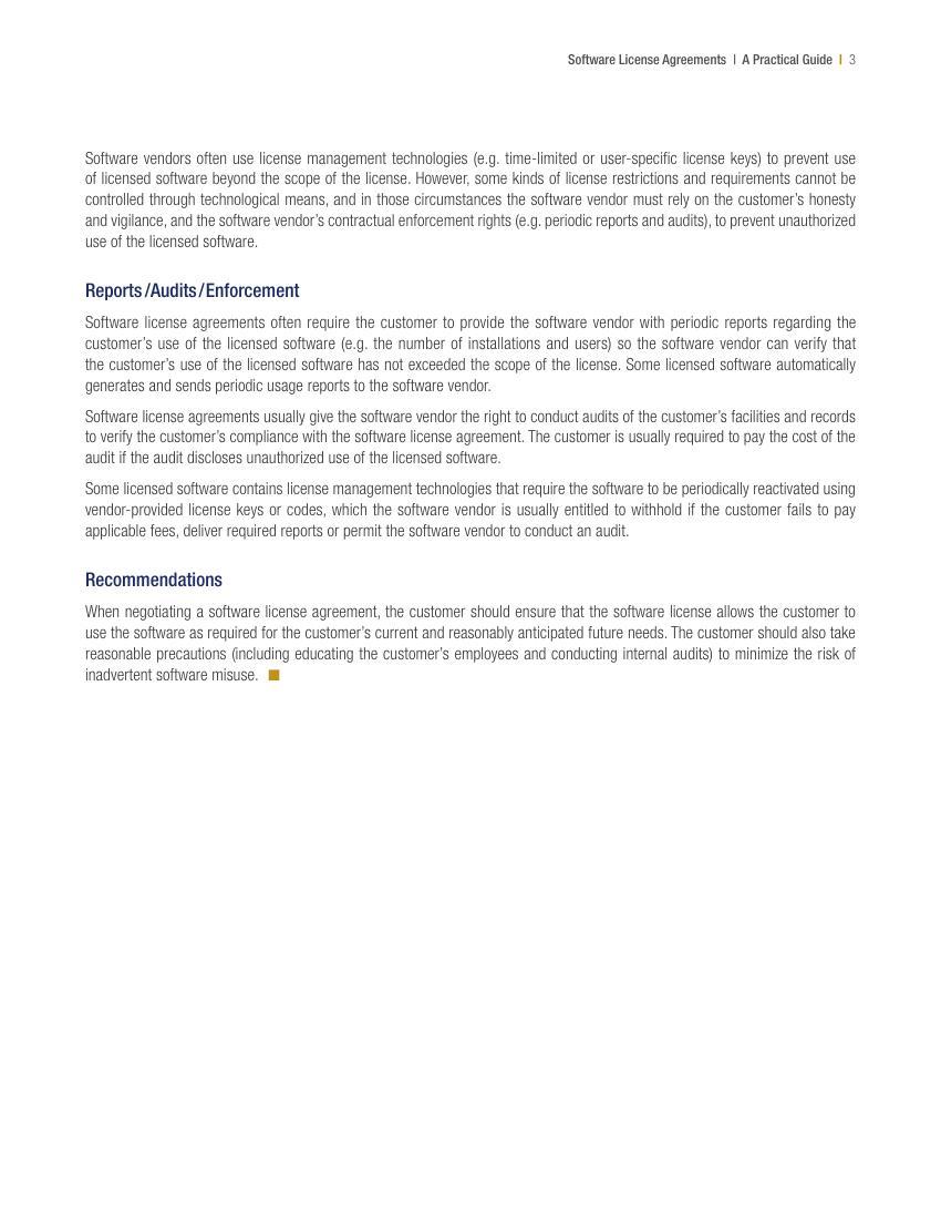 Software Licenses Practical Guide BLG